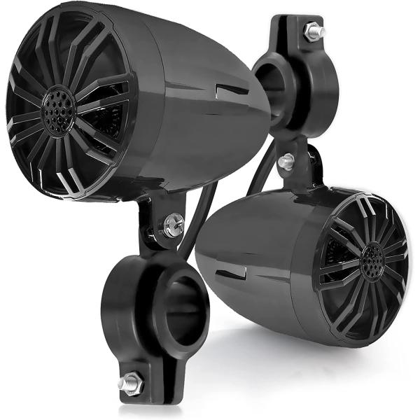 PyleUsa 2.25” Waterproof Off-Road Speakers - 20W M...