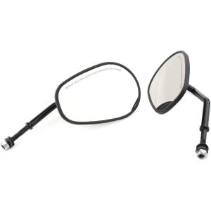 Mirrors 2X Black Motorcycle Rear View Side Mirror ...