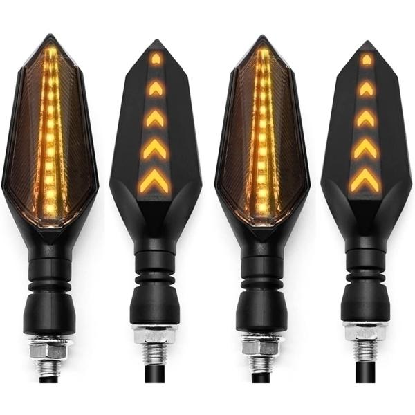【並行輸入品】WSNDM 12 V LED Motorcycle Turn Signal Light...