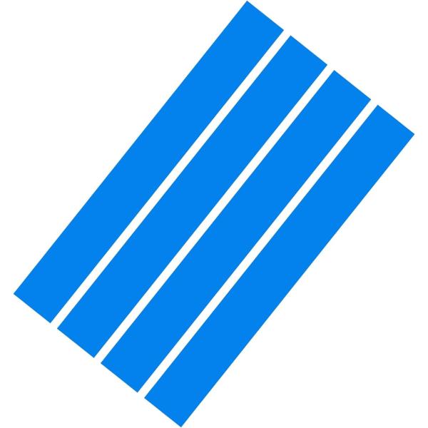 【並行輸入品】Xotic Tech 4X Blue 21.22inch x 3.54inch Wri...