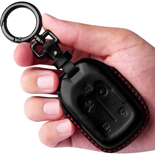 【並行輸入品】Tukellen シボレーレザーキーフォブカバー キーホルダー付き 2019 2020...