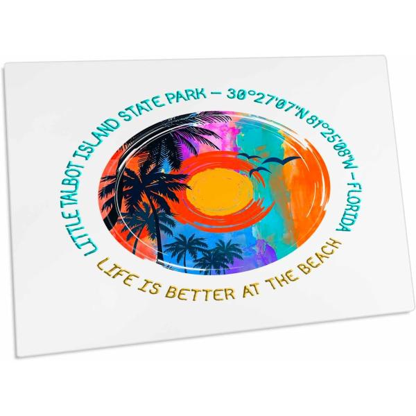 【並行輸入品】3dRose Little Talbot Island State Park  Flo...