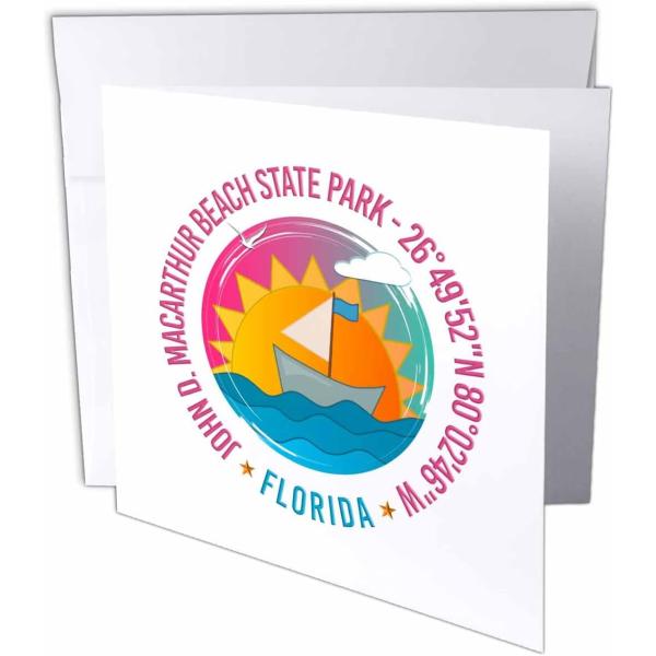 【並行輸入品】3dRose John D. MacArthur Beach State Park  ...