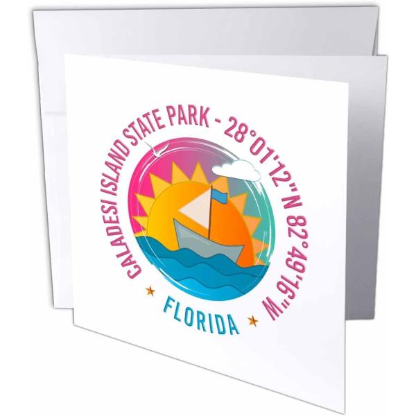【並行輸入品】3dRose Caladesi Island State Park  Pinellas...