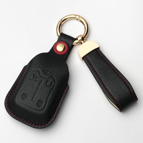 【並行輸入品】Bqepe 本革ケース シボレーキーフォブカバー キーチェーン用 2018-2022 ...