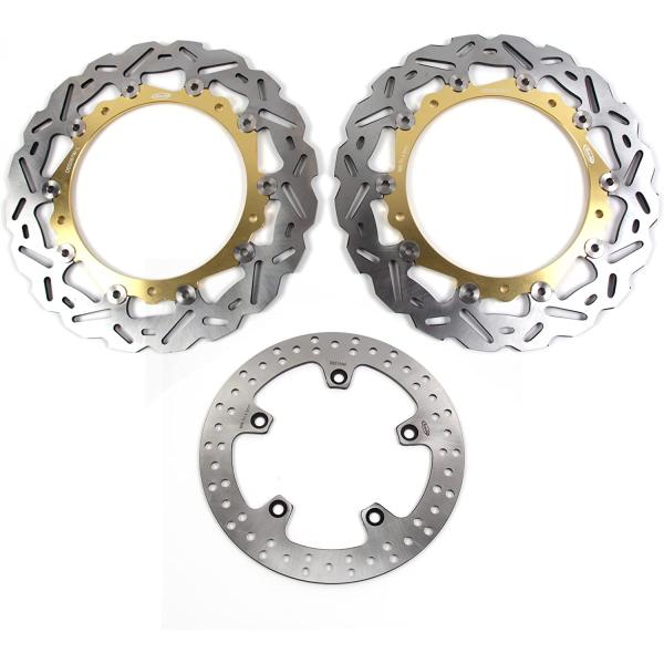 【並行輸入品】Arashi フロントリアブレーキディスクローター BMW K1600GT 2016 ...