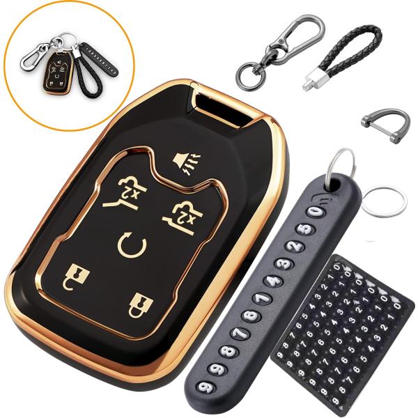 【並行輸入品】キーフォブカバー Chevy Tahoe GMC Chevrolet Yukon Su...