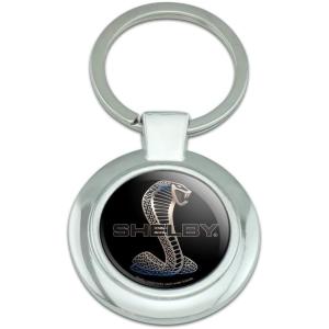 【並行輸入品】Shelby Cobra ロゴキーチェーン クラッシー ラウンド クロムメッキ メタル...