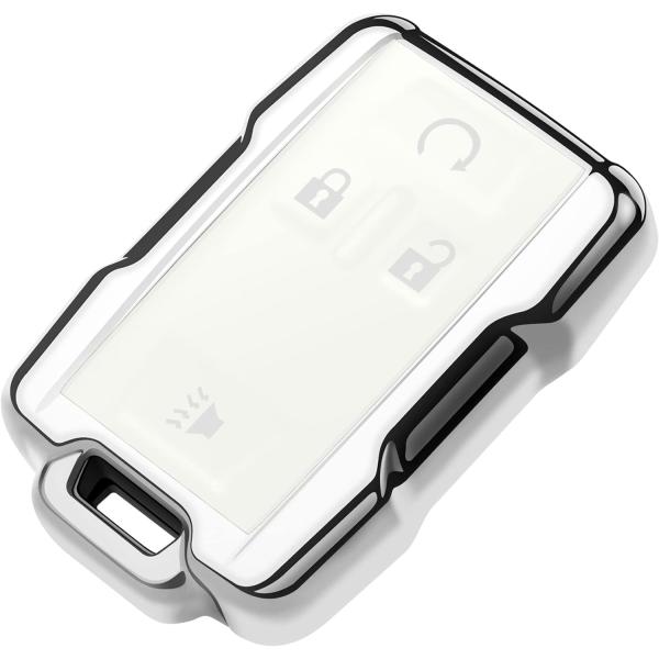 【並行輸入品】Tukellen シボレーキーフォブカバー ソフトTPU フルプロテクション キーシェ...