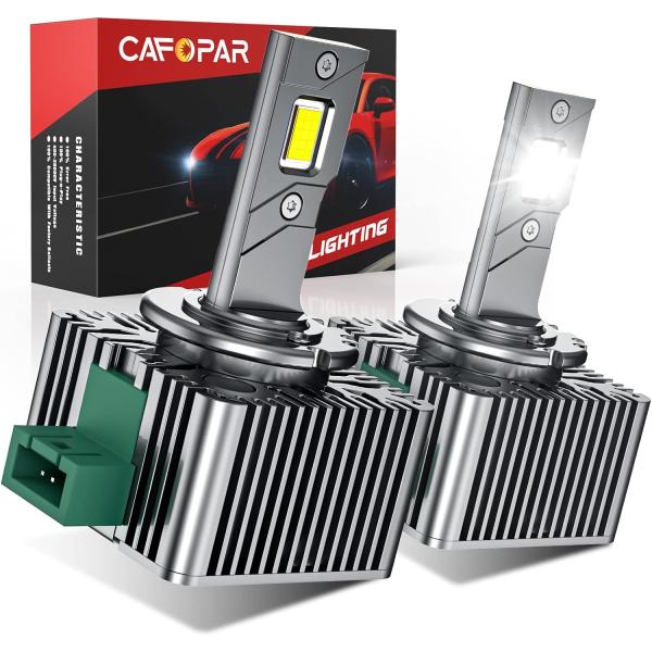 CAFOPAR D3S D3R LED ヘッドライト電球 12 000LM 380% 明るさ 純正D...