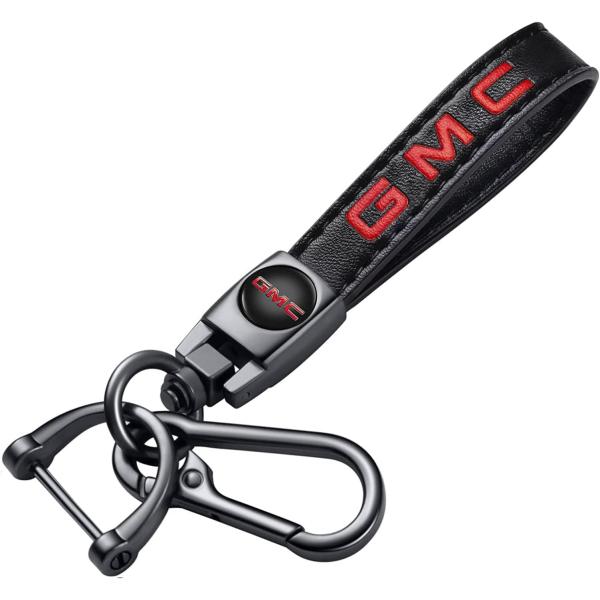 【並行輸入品】MIGUOER 本革カーキーチェーン GMC シエラ デナリ キャニオン 地形 ユーコ...