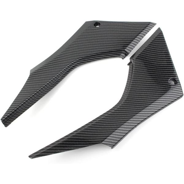 Lirun Carbon Fiber Motorcycle Side Seat Cover Fair...