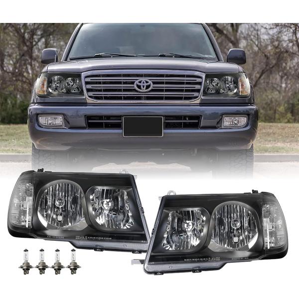 【並行輸入品】USR DEPO FJ100 ブラック ハウジングヘッドライト - ヘッドランプセット...