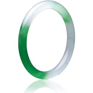 ミャンマー氷種翡翠バングル（57mm）f2 : 龍香堂ストア - 通販