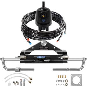 【並行輸入品】BBH New Marine Boat 150HP Hydraulic Outboard Steering System Kit wit