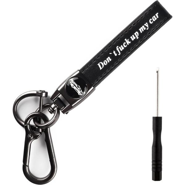 【並行輸入品】Turcee Personalized Leather Keychains Don't...