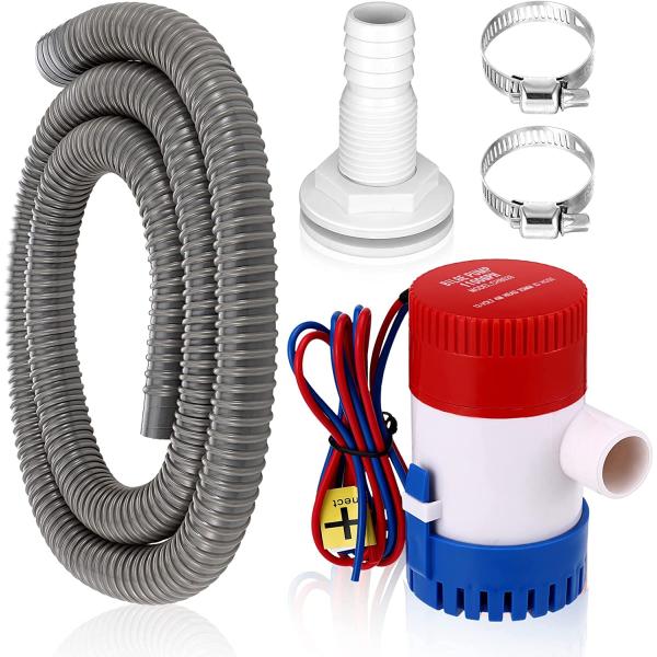 【並行輸入品】Lounsweer 5 Pcs Bilge Pump Plumbing Kit Inc...