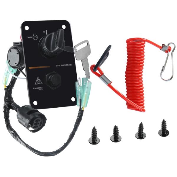 【並行輸入品】メインスイッチパネル シングルエンジンキースイッチパネルアセンブリ オンオフスタート7...