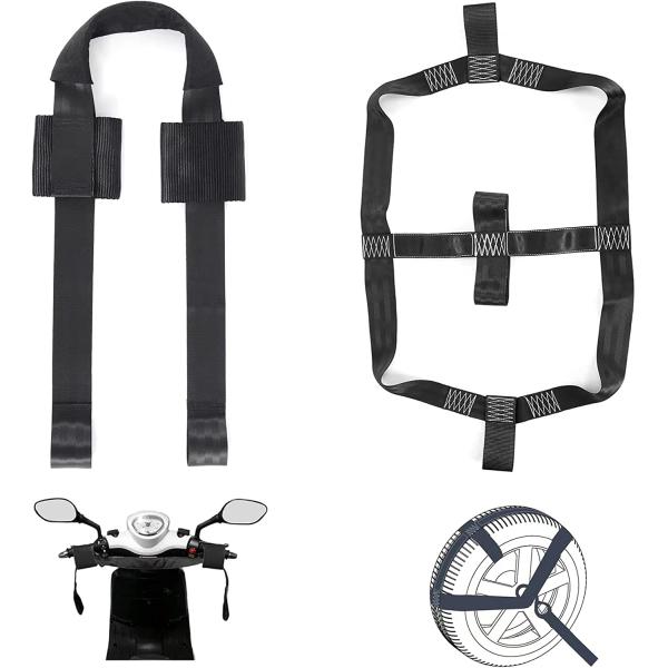 【並行輸入品】Motorcycle Rear Wheel Tie Down Strap and Ba...