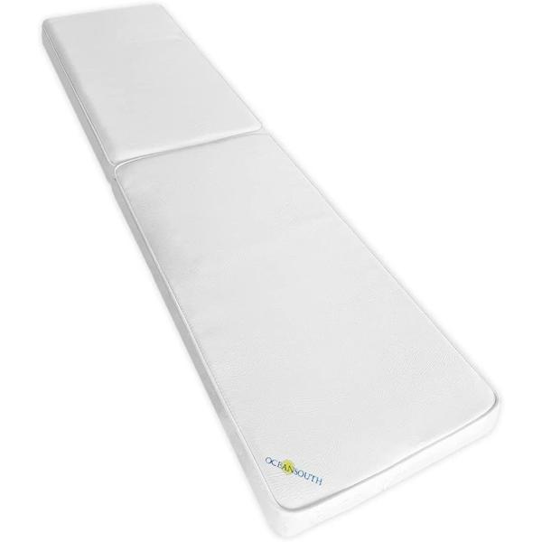 【並行輸入品】Oceansouth ボートベンチ/シートクッション PVC ホワイト (長さ63イン...
