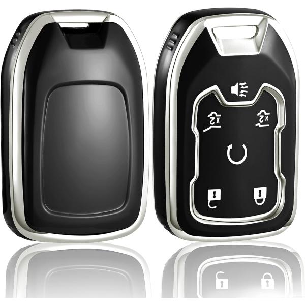 【並行輸入品】Toykee シボレーキーフォブカバー カーアクセサリー シボレー シルバラード サバ...