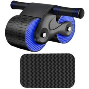【並行輸入品】自動リバウンド腹筋ホイール 2023 スプリングバックホイールローラー 国内腹筋エクササイザー 腹筋ローラーホイールエクササイズ器具 ニ