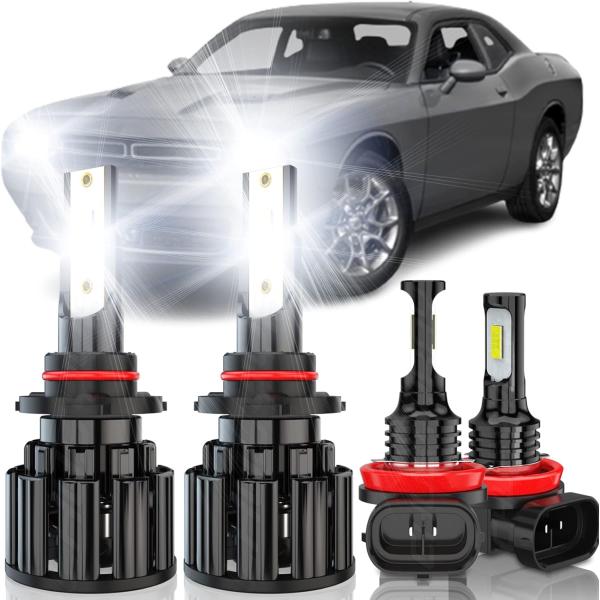 【並行輸入品】CHUSYYRAY DODGE CHALLENGER LED ヘッドライト電球 201...