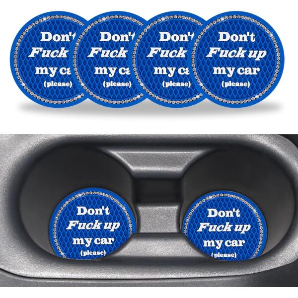 【並行輸入品】GaRhomxy Car Coasters for Cup Holders  4pcs...