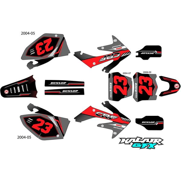 【並行輸入品】Kalair GFX Graphics Kit for Honda CRF 250R ...