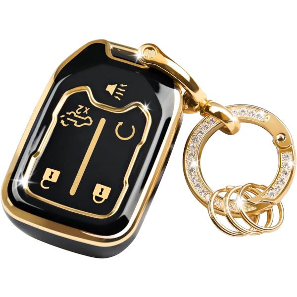 【並行輸入品】GERZEN キーフォブカバーケース GMCユーコン用 GMCシエラユーコンアカディア...