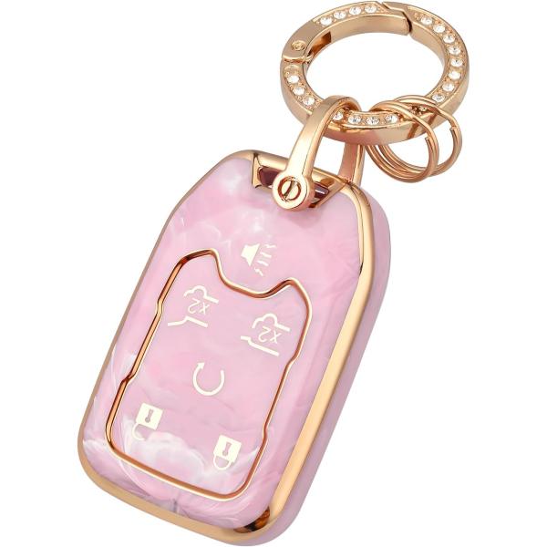 【並行輸入品】OFFCURVE Key Fob Cover with Keychain for GM...