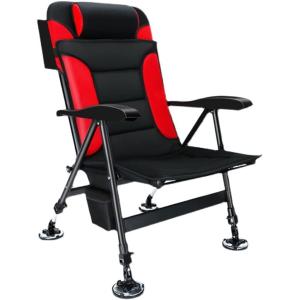 【並行輸入品】GPPZM Fishing Chair Outdoor Beach Chair Foldable Fishing Chair Recli