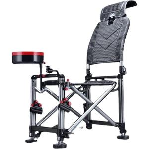 【並行輸入品】GPPZM Fishing Chair Fishing Stool Outdoor All-Terrain Aluminum Armch