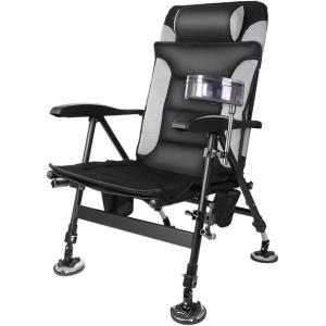 【並行輸入品】GPPZM Fishing Chair Fishing Stool Outdoor All-Terrain Aluminum Armch