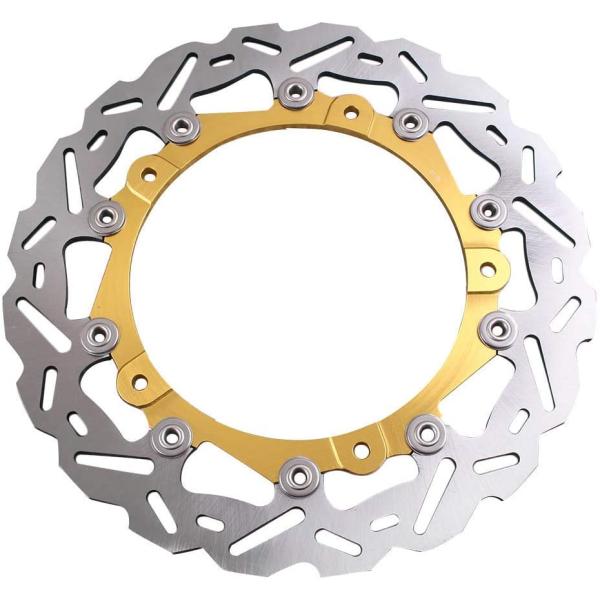 【並行輸入品】FSFY Pair Motorcycle Front Brake Disc Rotor...
