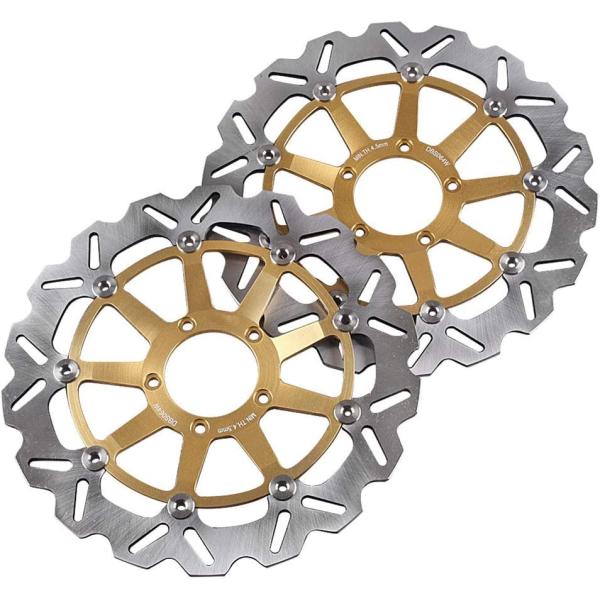 【並行輸入品】LIRU Motorcycle Front Brake Disc Rotors for...
