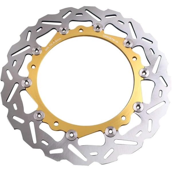 【並行輸入品】LIRU Pair Motorcycle Front Brake Disc Rotor...