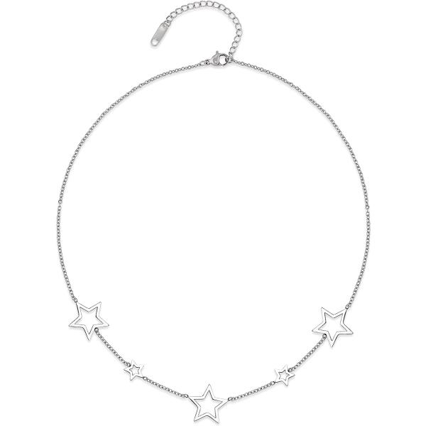 Sacina Gothic Y2k Star Choker Necklace  Star Neckl...