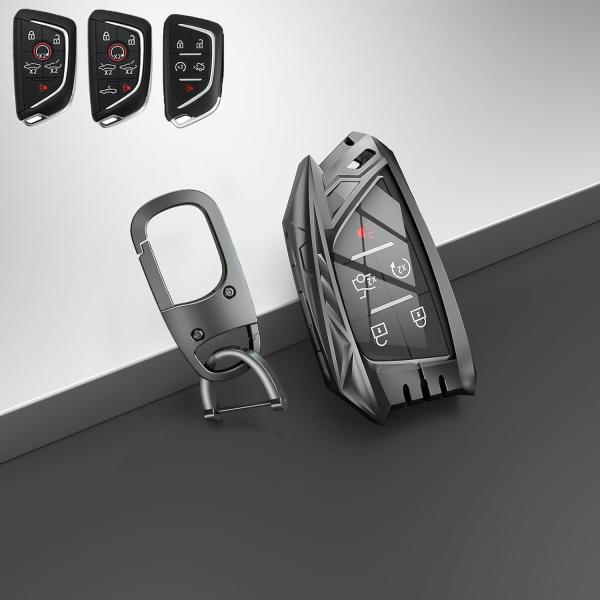 【並行輸入品】Pikioraz キーフォブカバー 亜鉛合金スマートカーキーケース キーホルダープロテ...