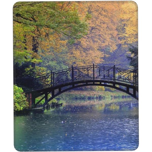 【並行輸入品】Park with Colourful Trees Mouse Pad Small w...