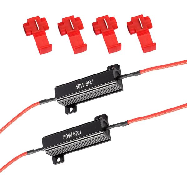 【並行輸入品】cueclue 2 PCS 50W 6 Ohm Load Resistors  Alu...