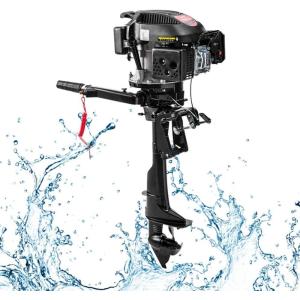 【並行輸入品】TBVECHI Outboard Boat Motor Outboard Trolling Motor 6.0HP 4-stroke