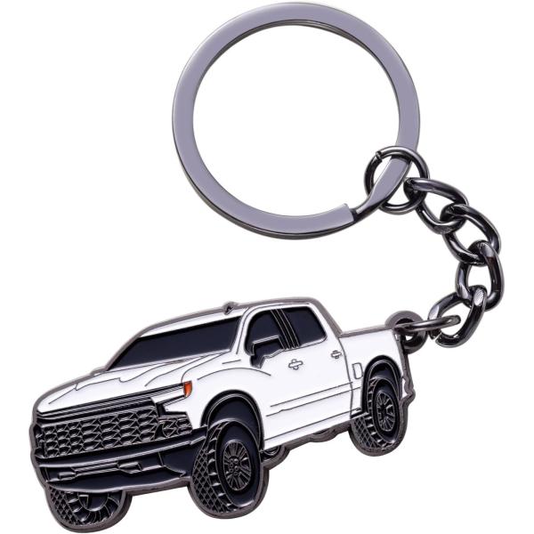 【並行輸入品】AiGMY シルバラード キーチェーン アクセサリー メタルモデル キーチェーン フォ...