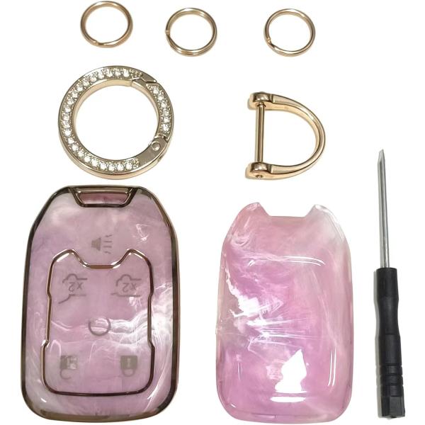 【並行輸入品】IIIZ GMC Yukon キーフォブカバーケース キーチェーン付き ソフトTPU ...