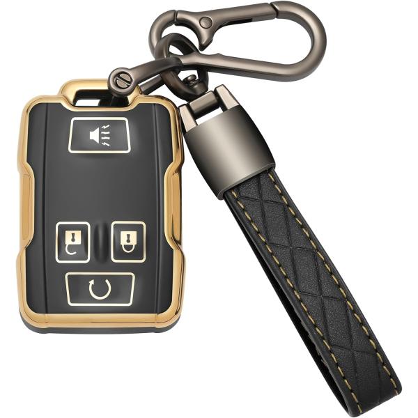 【並行輸入品】COTIYBOK for GMC Key Fob Cover with Keychai...