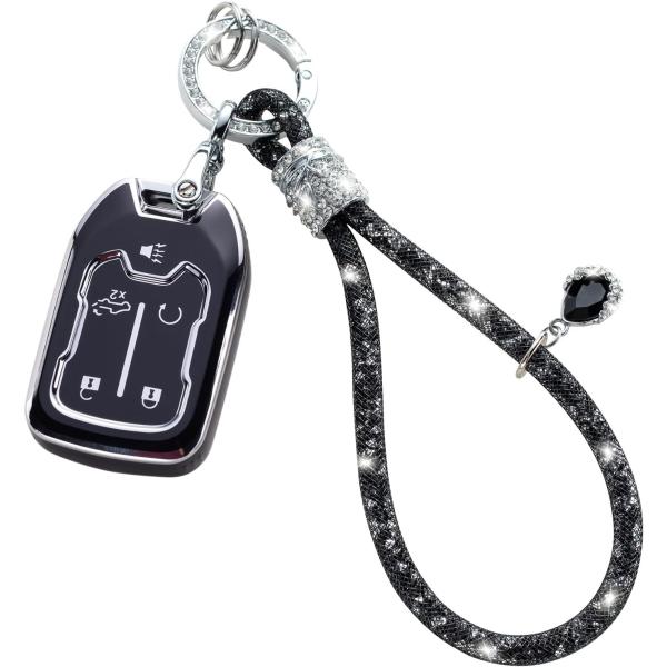 【並行輸入品】COXTOBRH for GMC Key Fob Cover with Crystal...