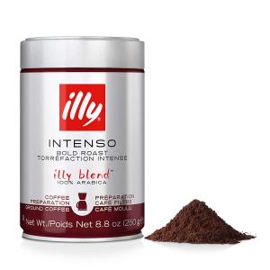 Illy Caffe Coffee Coffee - Drip - Ground - Dark Roast - 8.8 oz - case of 6　｜dep-good-choice