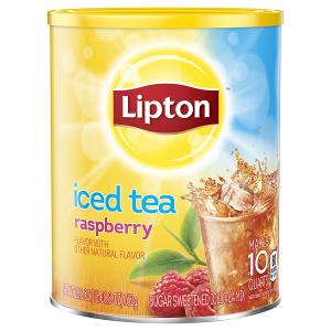 Lipton Iced Tea Mix  Raspberry  Makes 10 Quarts (Pack of 6)　並行輸入品｜dep-good-choice