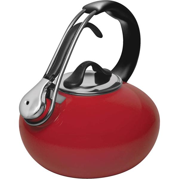 【並行輸入品】 Chantal シャンタール 笛吹き ループ エナメルケトル レッド 5585　