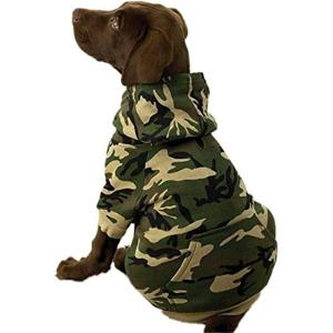 Pet Pals ZA602 12 43 Casual Canine Camo Hoodie Sm Green　並行輸入品｜dep-good-choice